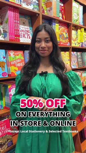 Makeen Books Mega Sale එකට එන ඔයාට 50%ක වට්ටමක්!🤩 ජනවාරි 24 සිට 26 දක්වා ඔයා කැමතිම පොත් සහ ආනයනය කරන ලද ලිපි ද්‍රව්‍ය සඳහා මෙම සුවිශේෂී දීමනාව හිමි වේ✨ 📍 441, Galle Road, Colombo 03 🌐 makeenbooks.com #booklovers #bookworms #booktok #booktoksrilanka #booktokers #megasale #bookoffer #makeenbooks