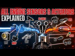 All Engine Sensors & Actuators Explained | MAP, TPS, APS, CMP, CKP, O2S | Diagram & Diagnostic