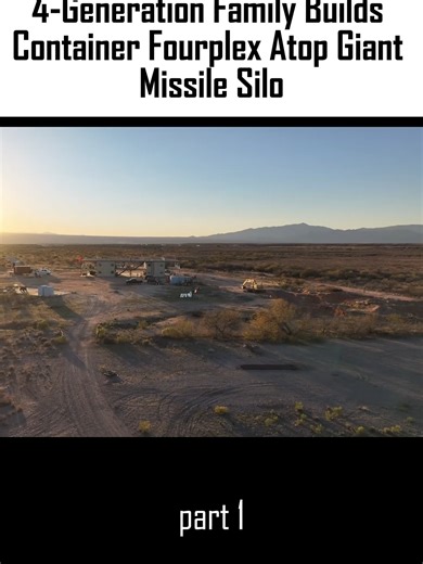 Building a Modern Fourplex in a Missile Silo