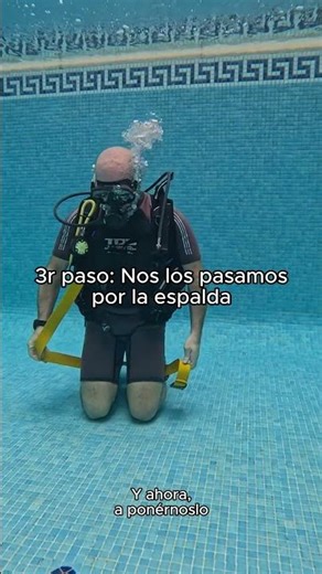 Controla tu lastre como un pro🏋️ #ScubaDiving #DiveSkills #Lastre #SSI #openwatermadrid #shorts
