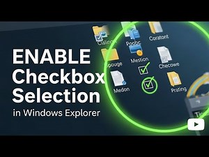 ENABLE Checkbox Selection in Windows Explorer RIGHT NOW!
