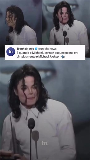 Michael Jackson esquecendo por um minuto que era Michael Jackson
