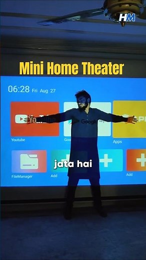 This Amazing Projector Turns Your Room Into a Home Theater! #projector