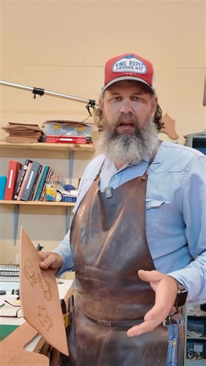 Don Gonzales on Instagram: "Casing leather is a popular topic and here is how I handle it in the shop. #leathercraft #leatherwork #leather #toolingleather"