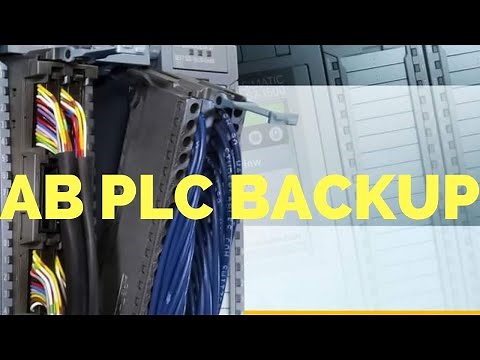 Allen Bradley PLC backup procedure : PLC Training Step by Step
