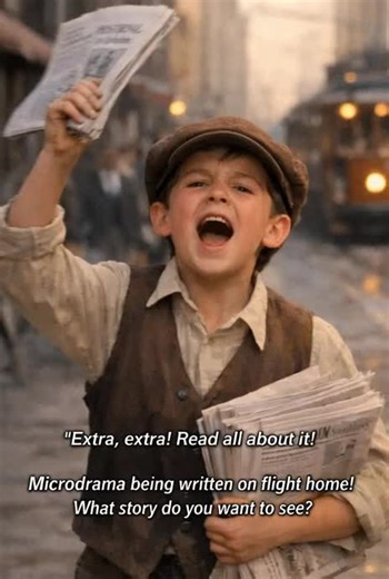 Currently cruising from South Carolina to Arizona, turning this flight into a creative sprint by drafting a microdrama script. Got any intriguing story ideas—twists, characters, or themes—to spark my inspiration? Drop them in the comments! Let's collaborate mid-air. #WritingCommunity #StoryIdeas #MicroDrama