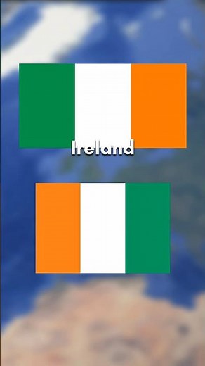 Countries With Similar Flags! #geographykingdom #geography #flag