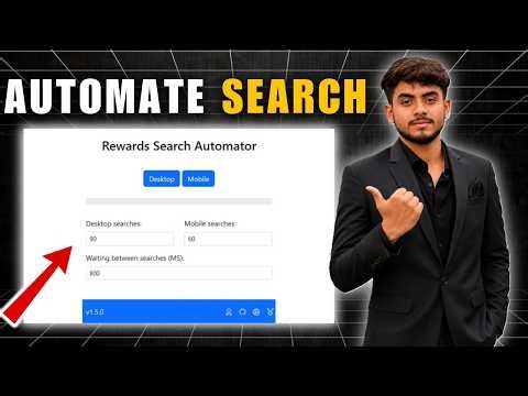 How To Automate Bing Searches (Microsoft Rewards)