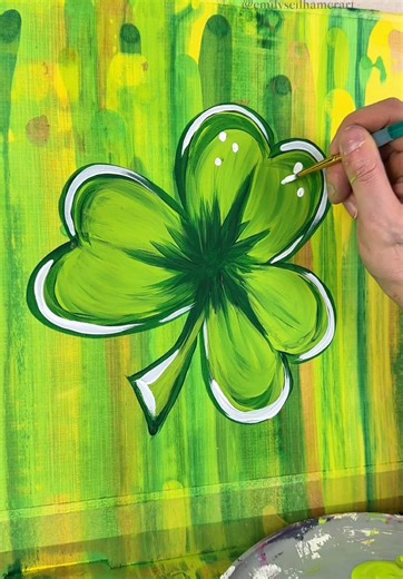 Shamrock Painting Tutorial for Beginners