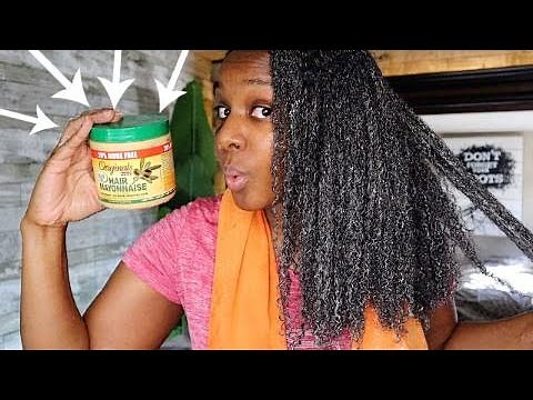 Deep conditioning w/ hair mayonnaise ONLY 3 DOLLARS!