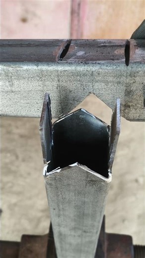 t joint square pipe #fabrication #squarepipe #welders #welding