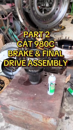 Cat 980C service brake and final drive assembly and install. #980C #caterpiller | Jacobwoodson2 | Facebook
