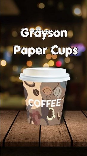 ☕ New Product Release: Custom Printed Paper Cups