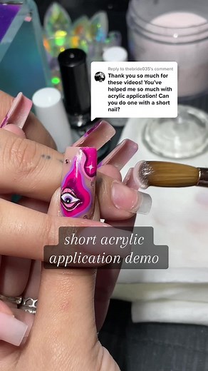 Short Acrylic Nail Tutorial for Beginners