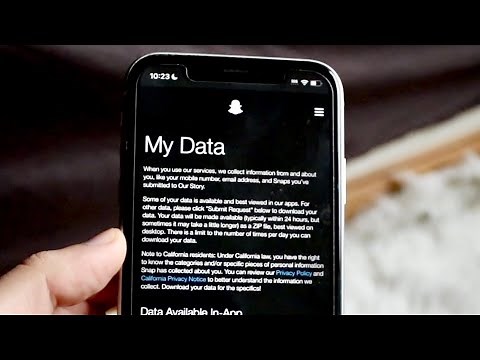 How To Download Your Snapchat Data!