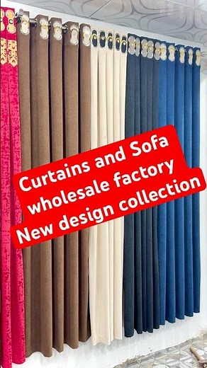 Curtains and sofa wholesale factory | cheap price curtains factory | #home #fashion #pardamarket