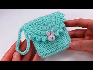 Cute & Easy Crochet Coin Purse - step by step instructions