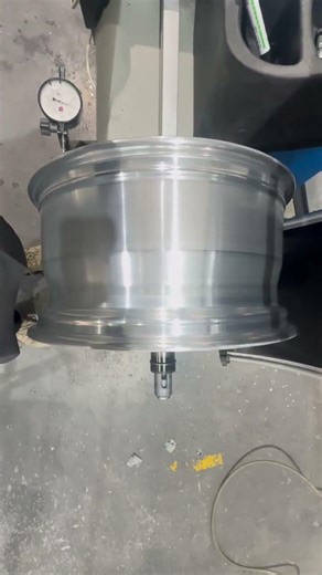 Forged Wheel Axial Runout Test (Lateral) | QC Inspection | Dial Indicator Check#forgedwheels