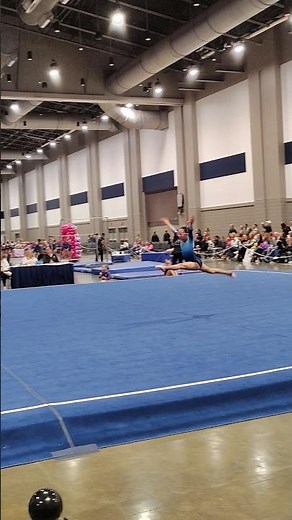 gymnastics floor routine for Xcel silver #usagymnastics