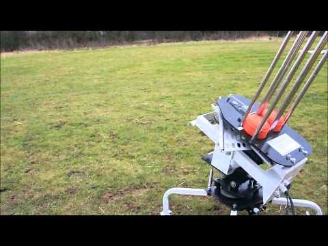 GDK Clay traps, double arm automatic clay pigeon trap