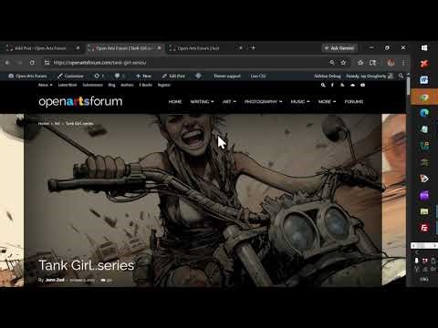 Inserting images into posts in OAF