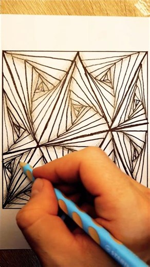 Simple 3D abstraction #art #3d #drawing #abstractart