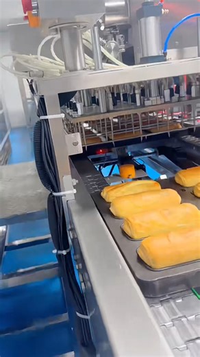 Remember the smooth operator for round buns? Meet its upgraded capability! 🤖➡️🥖 Our filling machine now tackles long pastries, delivering perfect vertical injection from above. It’s designed to adapt—truly the Transformer of bakery automation. ✅ Versatile: Handles multiple product shapes. ✅ Precise: Even filling from end to end. ✅ Simple: Easy adjustment for your production line. 👉 Tag a production manager who needs this kind of flexibility! What’s the most challenging product shape in your b
