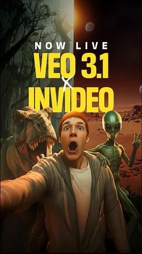 Invideo • Your Power to Play on Instagram: "Yep, you guessed it - invideo’s agent now has access to everything Veo 3.1 can do 🚀 What does this mean for YOU? Significantly higher creative control. You control the visuals and vibe, and invideo generates it as if it’s reading your mind. Don’t worry though, you still get to generate videos of any length - in one go. There’s never been a better time to tell your story. Start. Today. PS: Massive respect for the @googlecloud team — it’s a privilege to