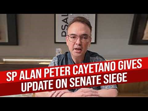 LIVE: SP ALAN PETER CAYETANO GIVES UPDATE ON SENATE SIEGE | MAY 16, 2026