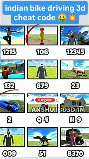 indian bike driving 3d cheat code # kartik nagar 432#viral#ytshorts #gamingshorts# indian bike 3d 🤑