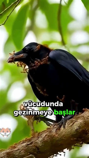 Why would a crow deliberately lie on top of an ant nest?