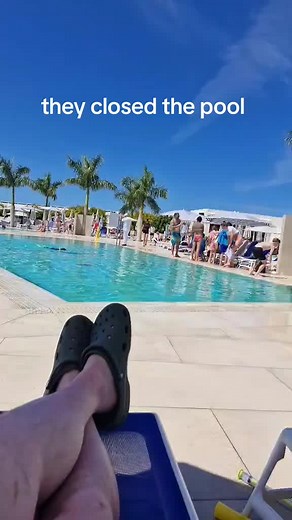 Holiday Pool Mishap: Baby's Surprise in the Water