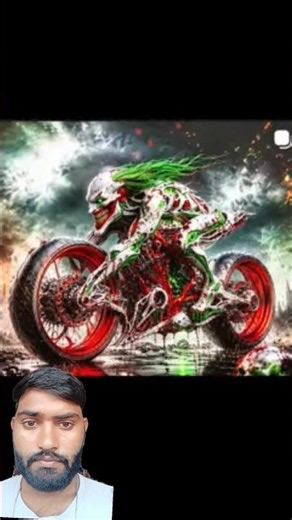 Bike convert to joker 😱|| #converted #bike #bikelover #h2r #kawasaki10r