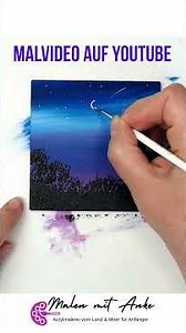 🌠 Sternenhimmel mit Acryl malen: Einfach für Anfänger!
