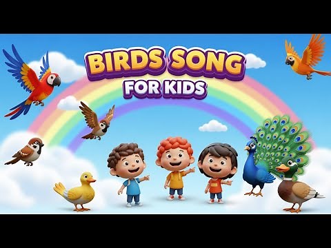 1️⃣ "Birds Song for Kids 🐦 | 3D Cartoon Rhyme in 4K | Learn Birds Names & Sounds" Fun With Smartsy