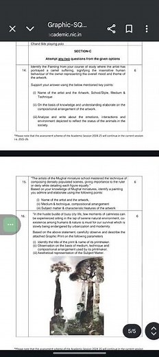 CBSE CLASS 12TH GRAPHIC SAMPLE QUESTION PAPER 2025