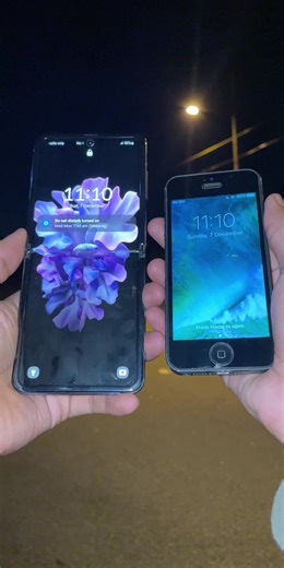 Apple Iphone 5 VS Samsung Galaxy Z Flip : CAMERA TEST comparison. #iphone5#samsunggalaxyzflip#view#fyp#shorts