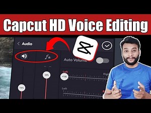 capcut voice editing tutorial || capcut HD voice editing tutorial || capcut voice editing