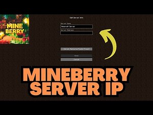 Minecraft MineBerry Server IP 2025