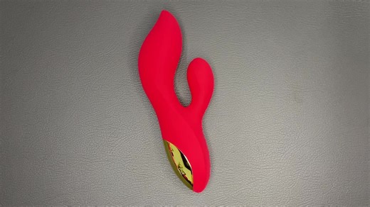 Women's Rechargeable Dual-Head Rabbit Vibrator with 12 Speeds Clitoral G-Spot Stimulator Adult Sex Toys