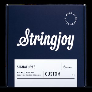 Stringjoy Custom Electric Guitar Strings - 6 String Nickel Wound