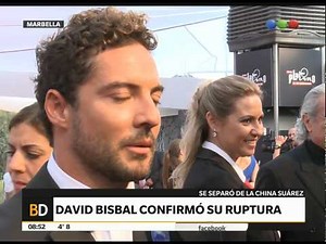 David Bisbal habló de su relación con la China Suárez - Telefe Noticias