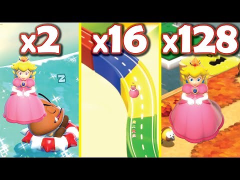 What if Princess Peach Floats Longer Every Level in Super Mario 3D World?