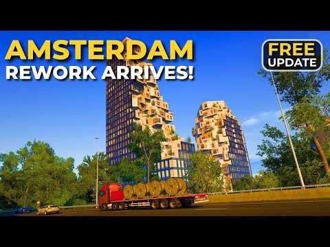 ETS2 Benelux Rework: Amsterdam & IJmuiden Reveal! (New Landmarks & Roads)