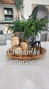 DIY Christmas centerpiece✨️ Follow and comment SNOW for details to send to your inbox or shop link in bio Christmas centerpieces are so easy to make, and there are so many options! These bells, stems, and reindeer are a few of my favorite decor pieces. Christmas time is my favorite holiday! All the twinkling lights and cozy vibes makes me so happy! • #christmasdecoration #Christmashome #christmas2024 #cozychristmas #christmascenterpiece #holidayhome #holidaydecor #christmasideas #Christmastable 