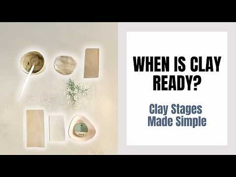 Beginner Pottery Class - THE BASICS (The Stages of Clay)
