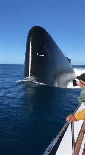 GIANT Submarine Surfaces FEET From Tour Boat! #military #usnavy