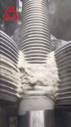 Big Diameter Trapezoidal Thread Rolling in Action 🔩