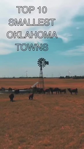 Top 10 smallest towns in Oklahoma 📚📖 #oklahoma #facts #trivia