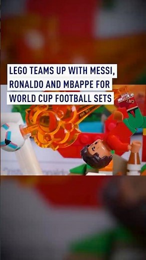 LEGO teams up with Messi, Ronaldo and Mbappe for World Cup football sets
